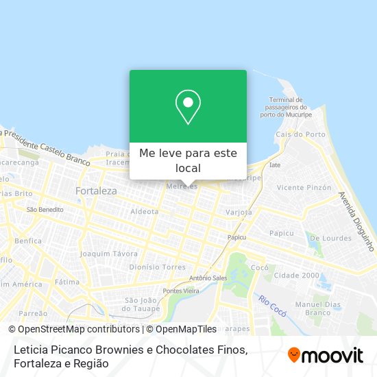 Leticia Picanco Brownies e Chocolates Finos mapa