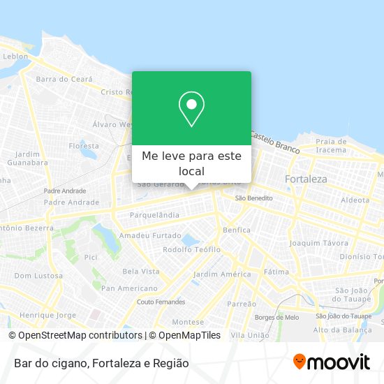 Bar do cigano mapa