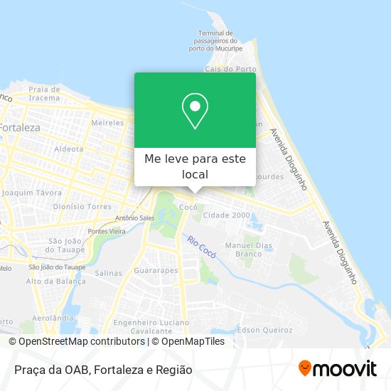 Praça da OAB mapa