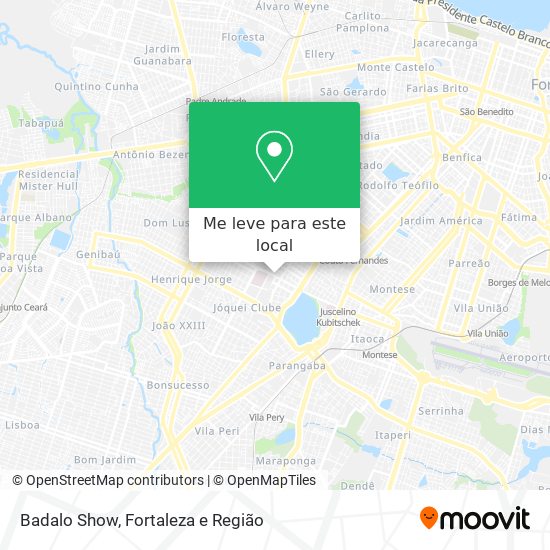 Badalo Show mapa