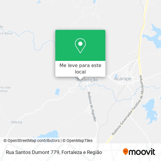 Rua Santos Dumont 779 mapa