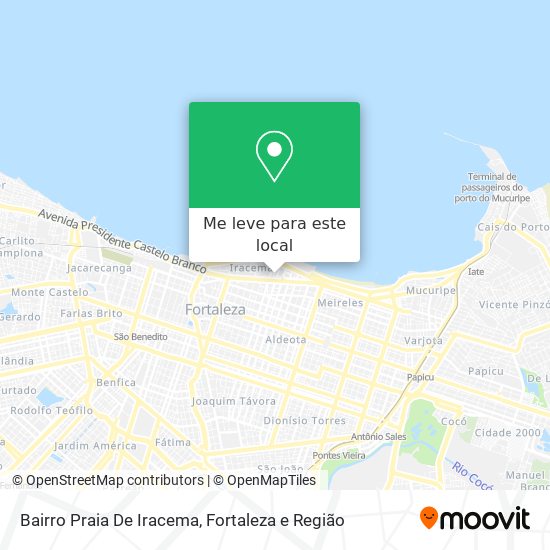 Bairro Praia De Iracema mapa