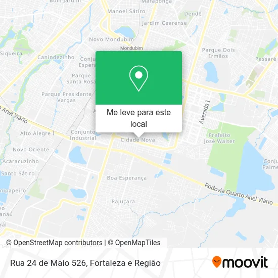 Rua 24 de Maio 526 mapa