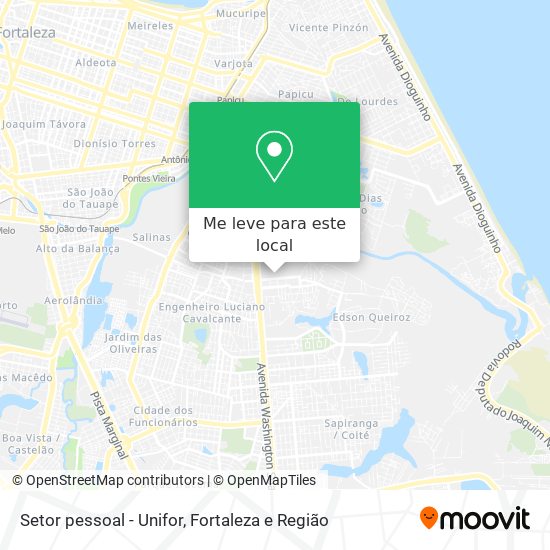 Setor pessoal - Unifor mapa