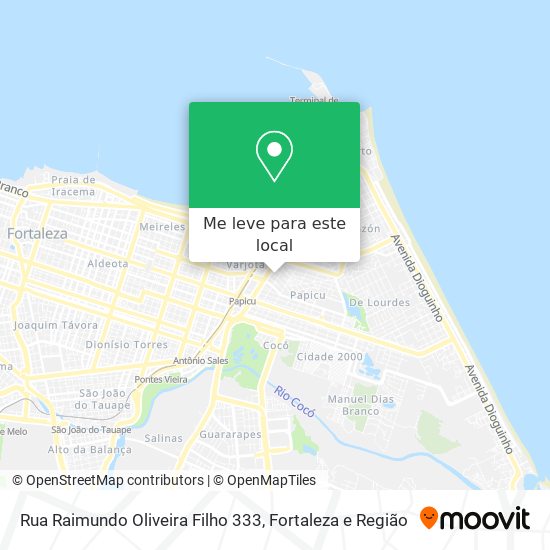 Rua Raimundo Oliveira Filho 333 mapa