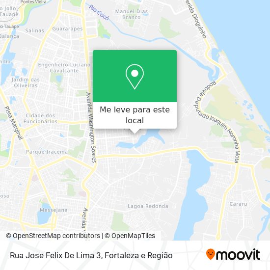 Rua Jose Felix De Lima 3 mapa