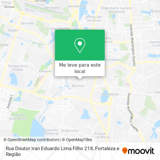 Rua Doutor Iran Eduardo Lima Filho 218 mapa