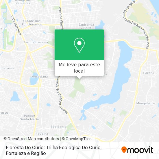 Floresta Do Curió: Trilha Ecológica Do Curió mapa