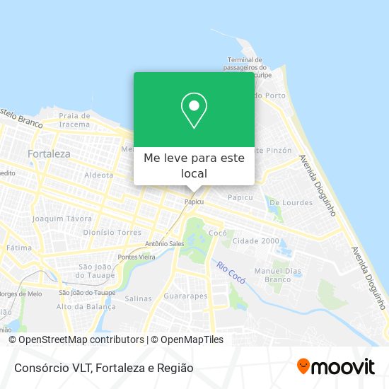 Consórcio VLT mapa