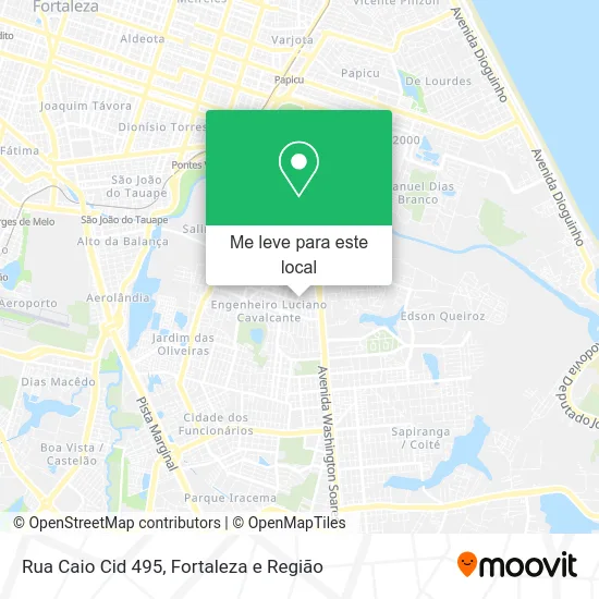 Rua Caio Cid 495 mapa