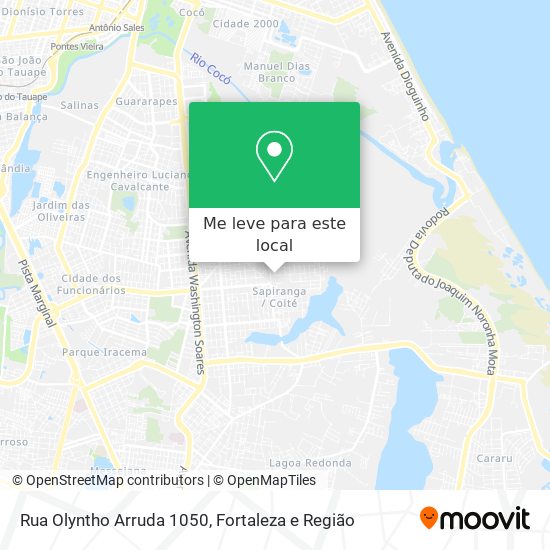 Rua Olyntho Arruda 1050 mapa