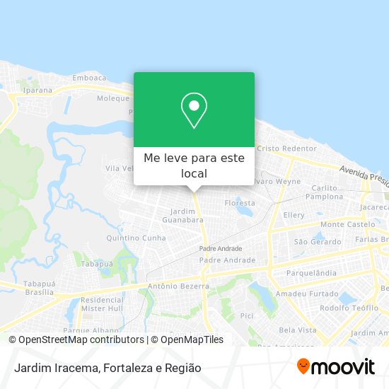 Jardim Iracema mapa