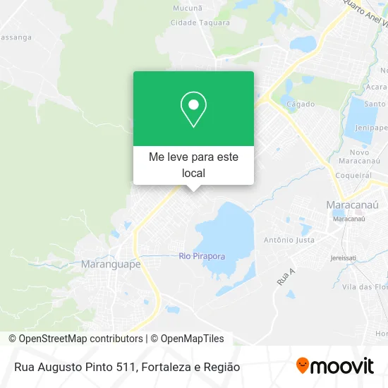 Rua Augusto Pinto 511 mapa