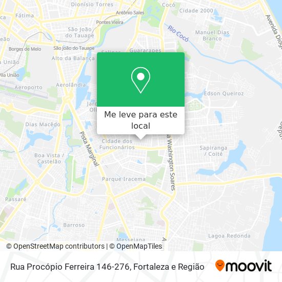 Rua Procópio Ferreira 146-276 mapa