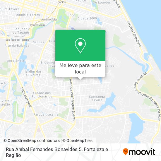 Rua Aníbal Fernandes Bonavides 5 mapa