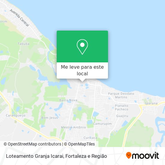 Loteamento Granja Icarai mapa