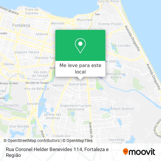 Rua Coronel Helder Benevides 114 mapa