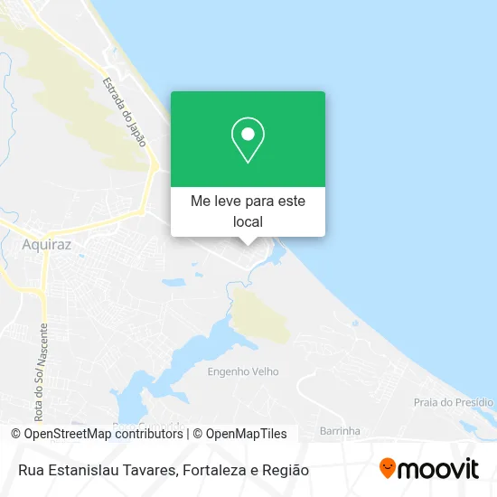 Rua Estanislau Tavares mapa