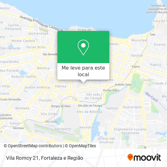 Vila Romcy 21 mapa
