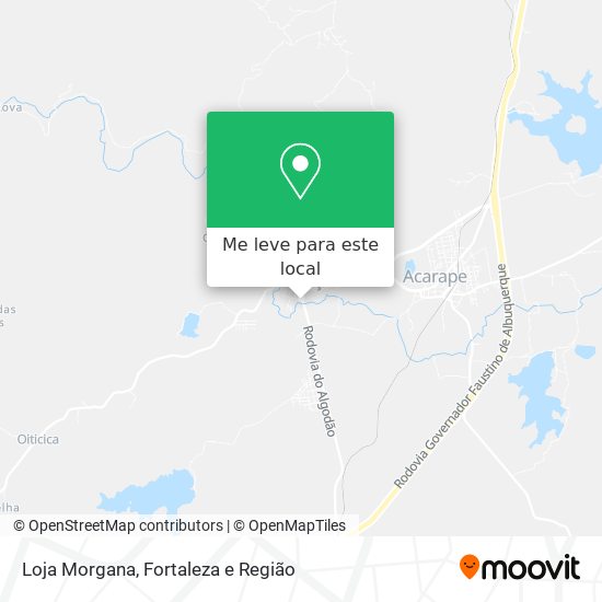 Loja Morgana mapa