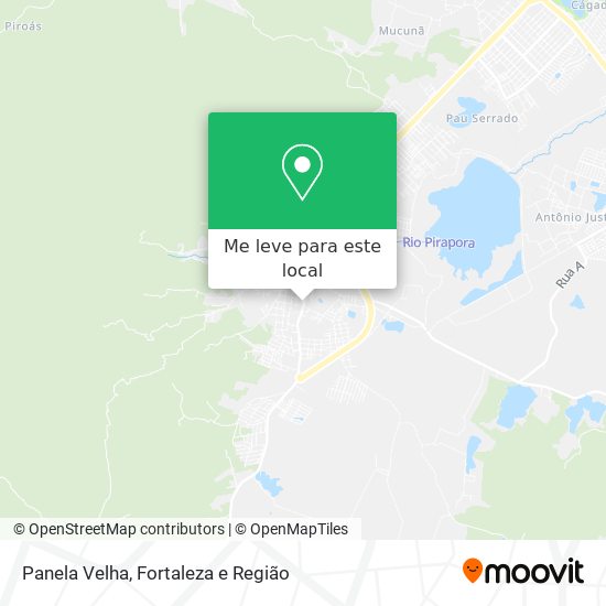 Panela Velha mapa