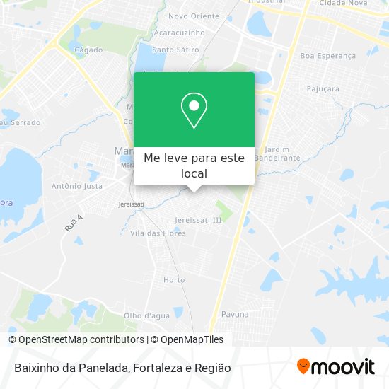 Baixinho da Panelada mapa