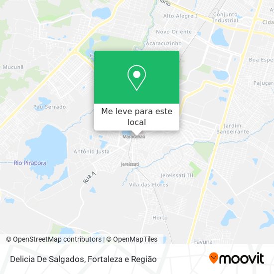 Delicia De Salgados mapa