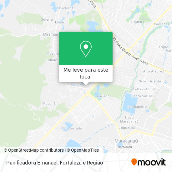 Panificadora Emanuel mapa