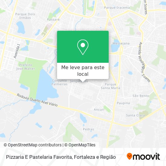 Pizzaria E Pastelaria Favorita mapa