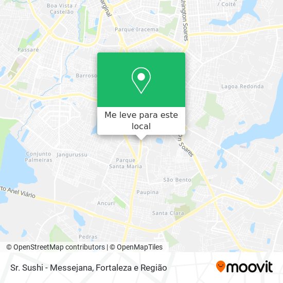Sr. Sushi - Messejana mapa