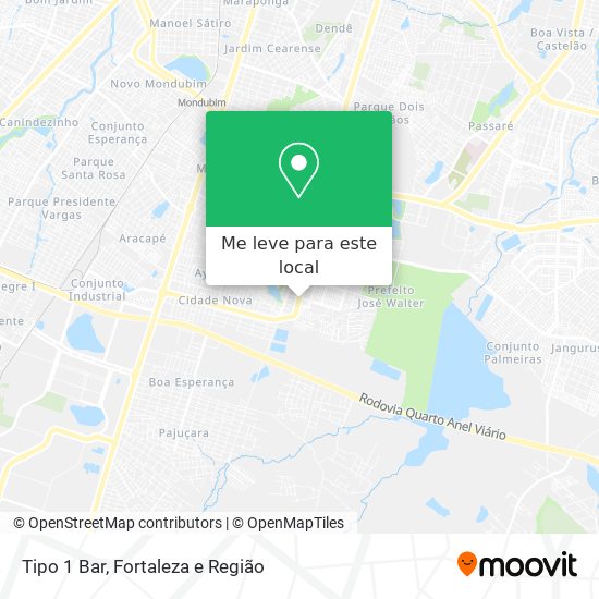 Tipo 1 Bar mapa