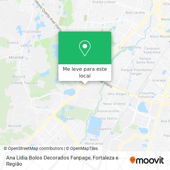 Ana Lídia Bolos Decorados Fanpage mapa