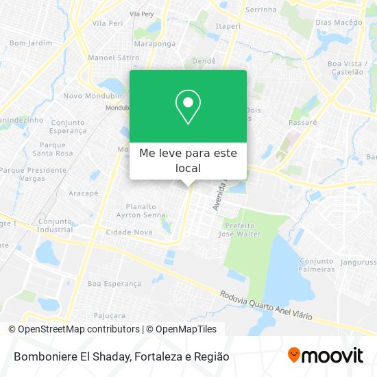 Bomboniere El Shaday mapa