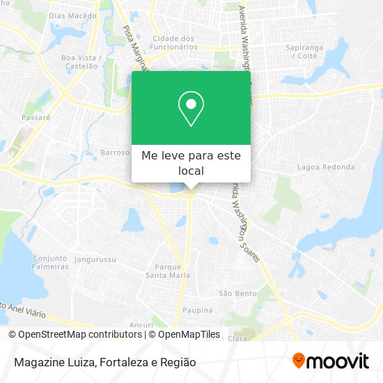 Magazine Luiza mapa