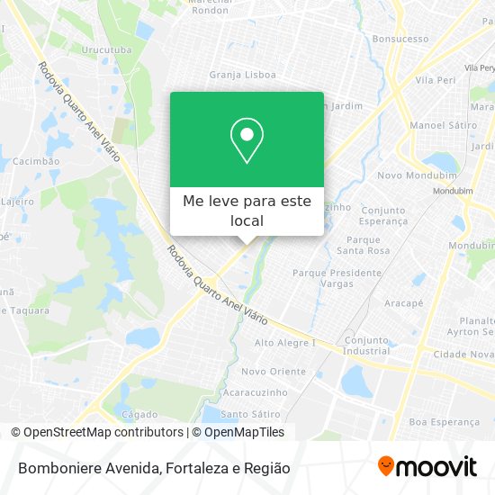 Bomboniere Avenida mapa