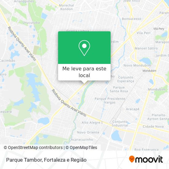 Parque Tambor mapa