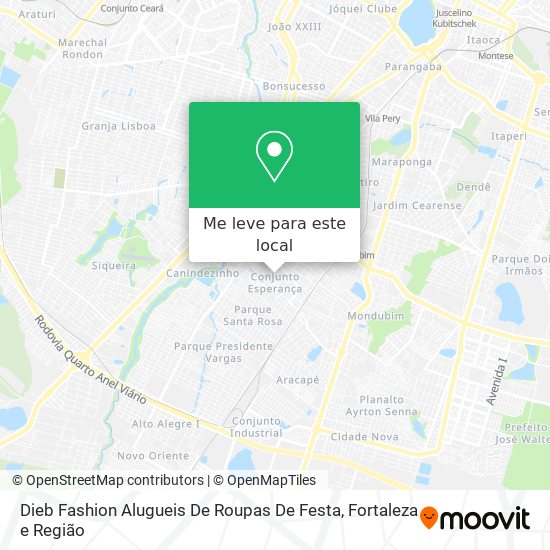 Dieb Fashion Alugueis De Roupas De Festa mapa