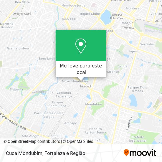 Cuca Mondubim mapa