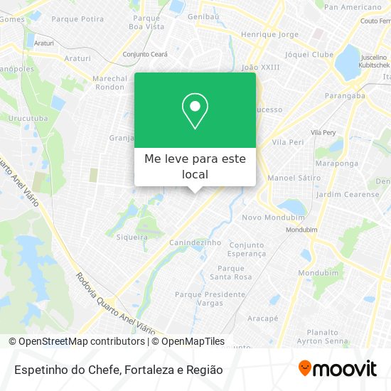 Espetinho do Chefe mapa