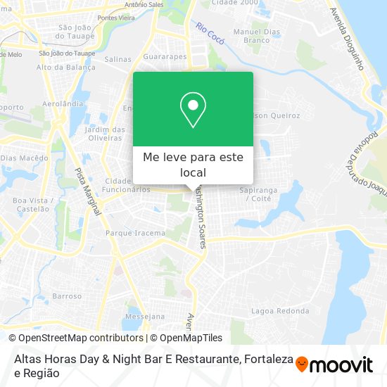 Altas Horas Day & Night Bar E Restaurante mapa