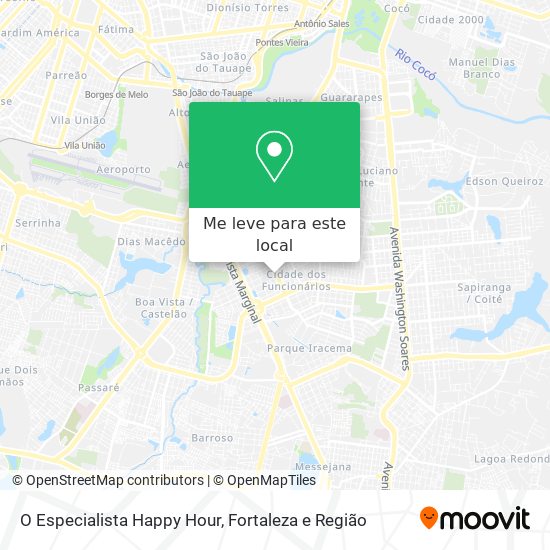 O Especialista Happy Hour mapa