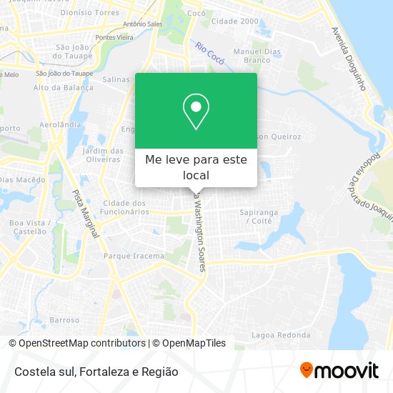 Costela sul mapa