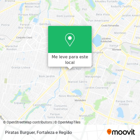 Piratas Burguer mapa