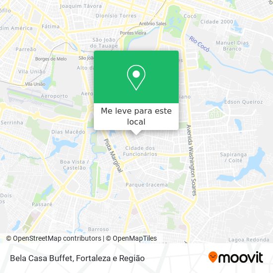 Bela Casa Buffet mapa