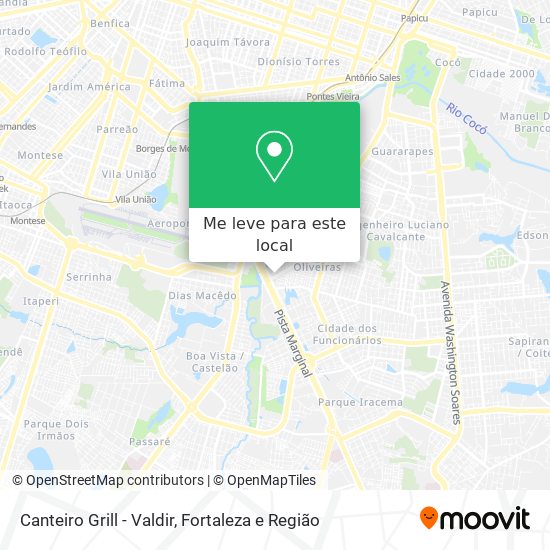 Canteiro Grill - Valdir mapa