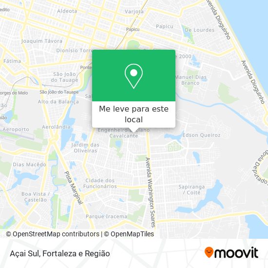 Açai Sul mapa