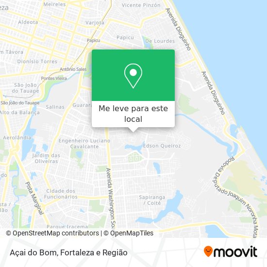 Açai do Bom mapa
