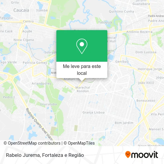 Rabelo Jurema mapa