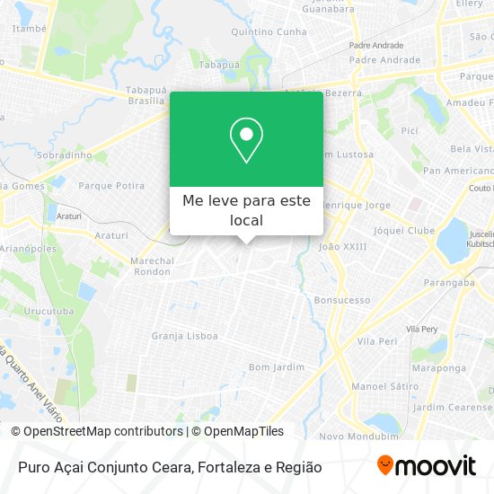 Puro Açai Conjunto Ceara mapa