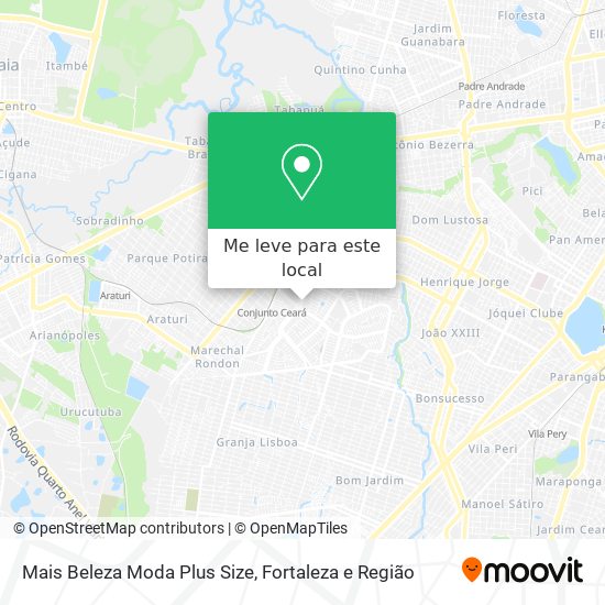 Mais Beleza Moda Plus Size mapa